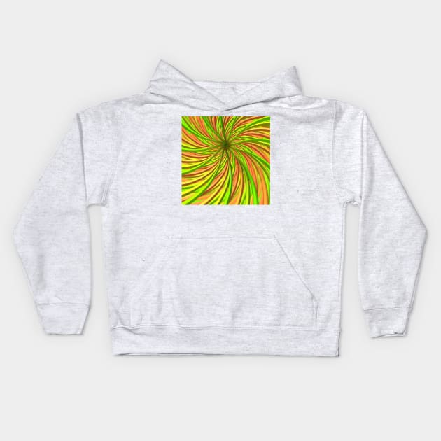 Summer Swirls Kids Hoodie by lyle58